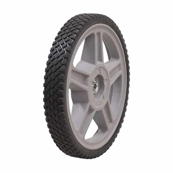 295mm Rubber On Nylon PL Bore Black Tyre Richmond Wheel | RN1206-50 image 0