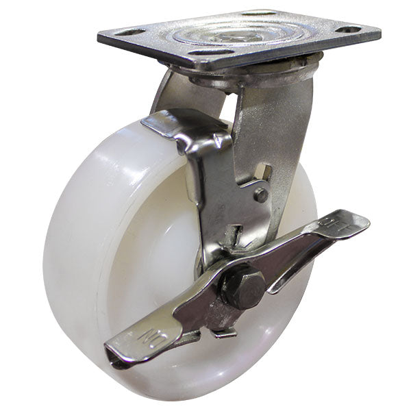 125mm Nylon Wheel 250kg Capacity Castor (S5380WB) image 0