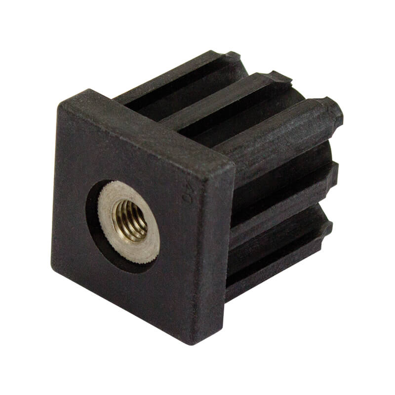 Square M10 Threaded Stainless Steel Insert | TIR40SQM10SS image 0