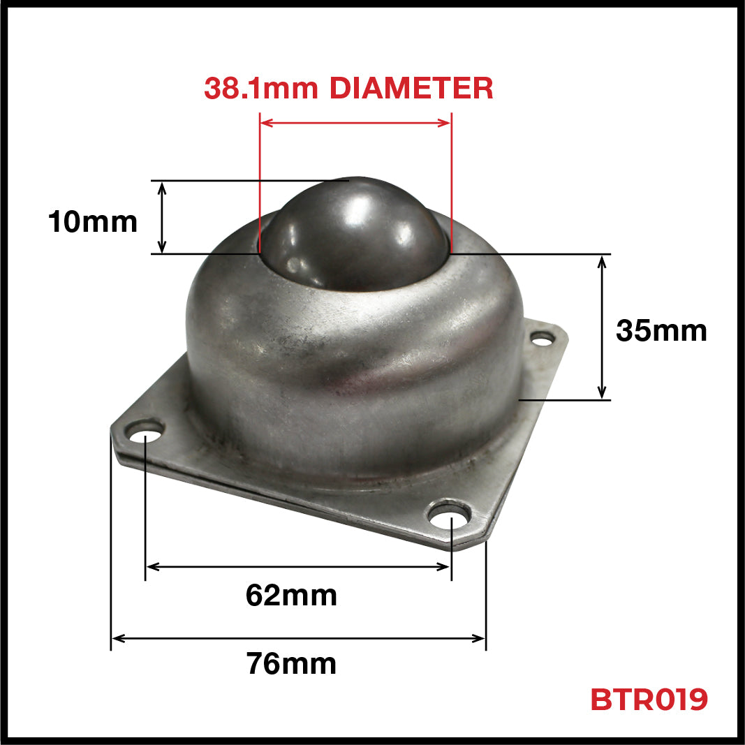 Richmond Stainless Steel Ball Transfers 90kg Capacity | BTR019 image 1