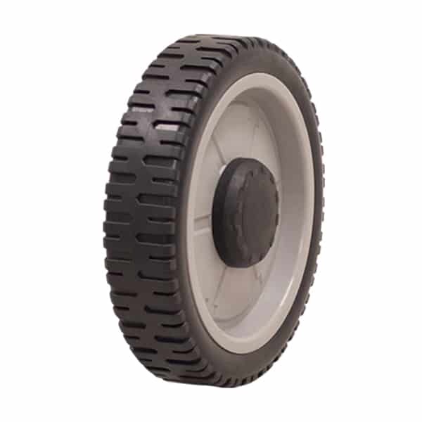197mm Rubber On Nylon PL Bore Black Tyre Richmond Wheel | RN8884-50 image 0