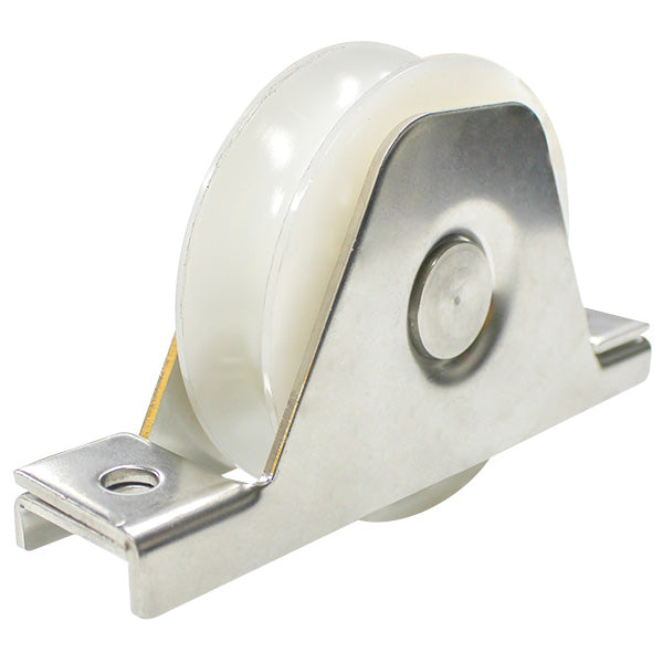 88mm Stainless Recessed Nylon Gate Track Wheel (GTR236) image 0