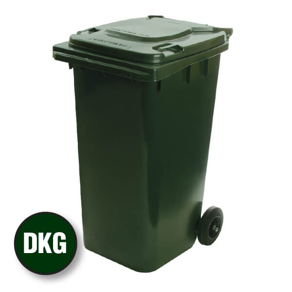 120 Litre Dark Green Wheelie Bin | WGR011 image 0