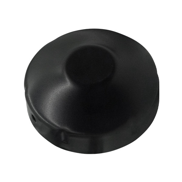 Round Black Steel Post Cap to Suit 60mm OD Posts | GTR331 image 0