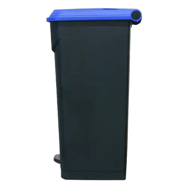 100L Pedal Bin - Blue Lid (PBS100BLU) image 2