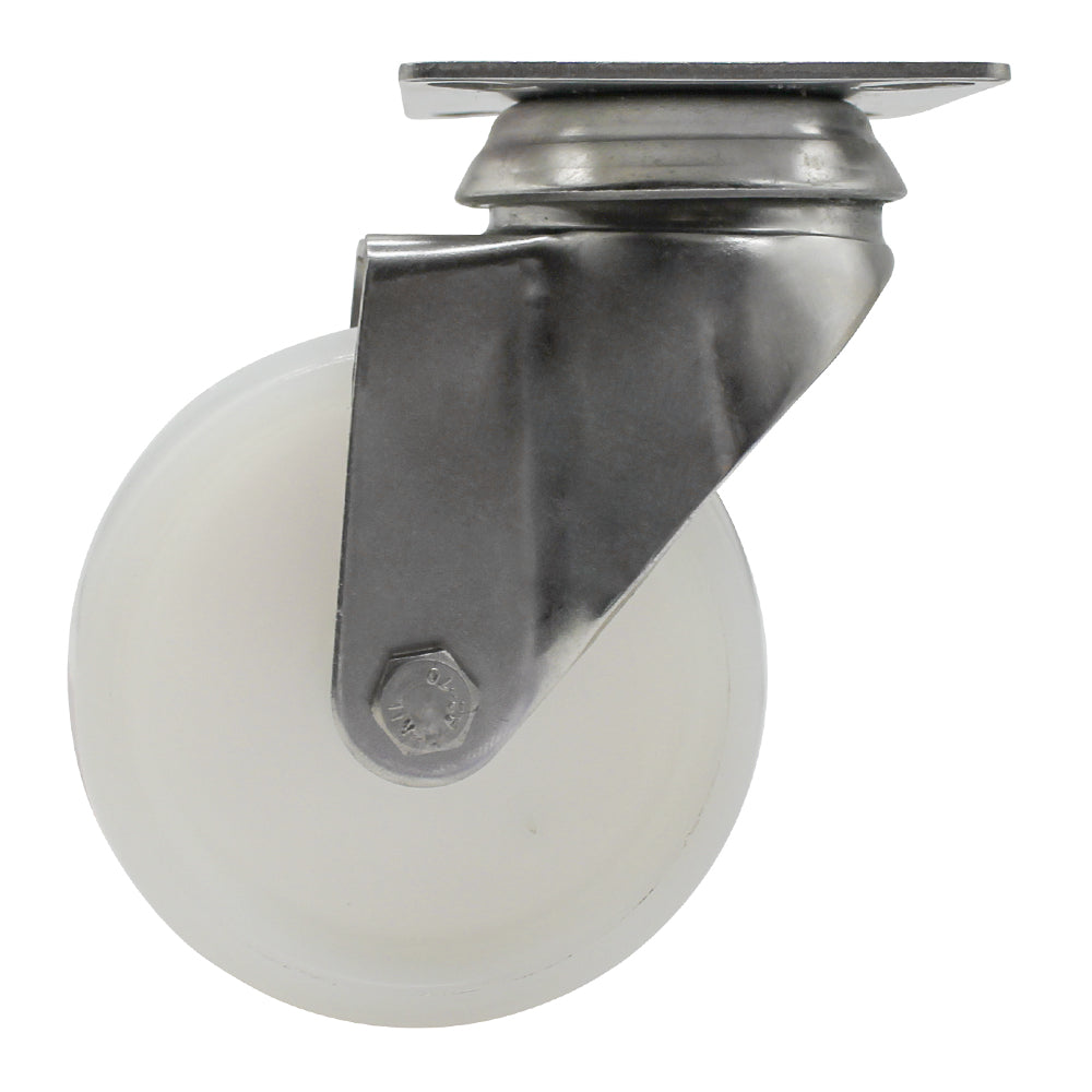 75mm Nylon Wheel 50kg Capacity Stainless Steel Castor (S3730) image 1