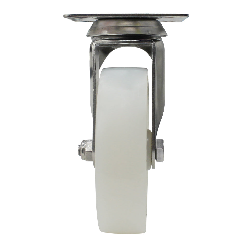 100mm Nylon Wheel 70kg Capacity Stainless Steel Castor (S4730) image 1