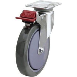 Richmond Castor Swivel with Polyurethane 150mm Wheel (S6688BR) image 0
