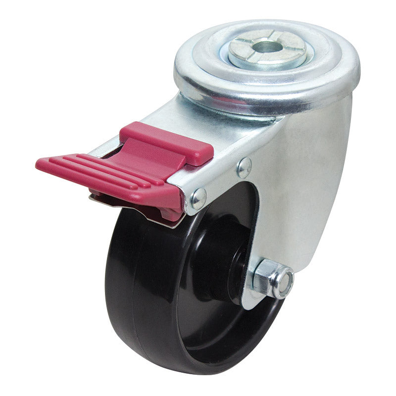 Richmond Castor Swivel with Nylon 100mm Wheel and Brake (S4226B) image 0
