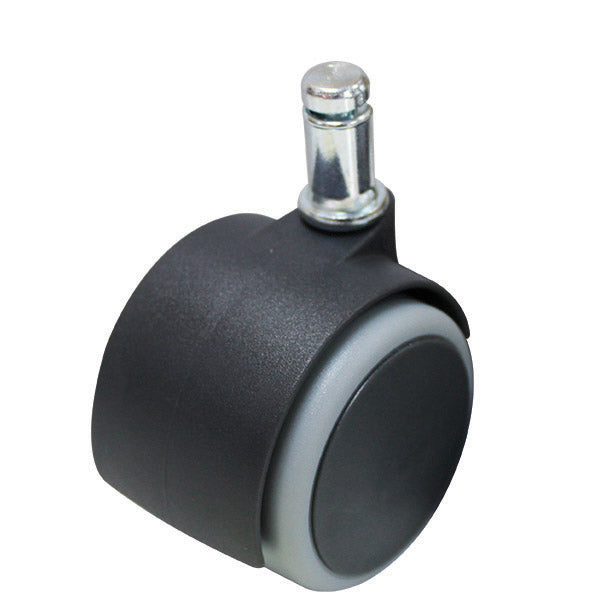 Pack of 2 Non-Marking Twin Wheel Wire Clip Castors (S057PK2) QTY 2 image 0