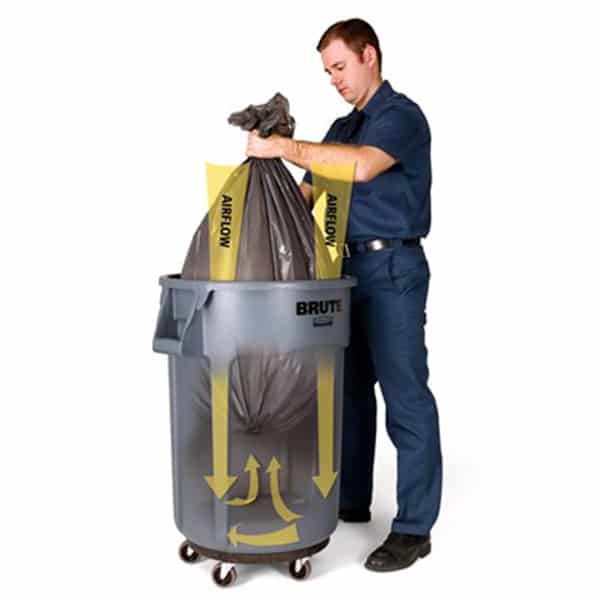 Grey Rubbermaid 208.2L Brute Bin | RFG265500-GREY image 2