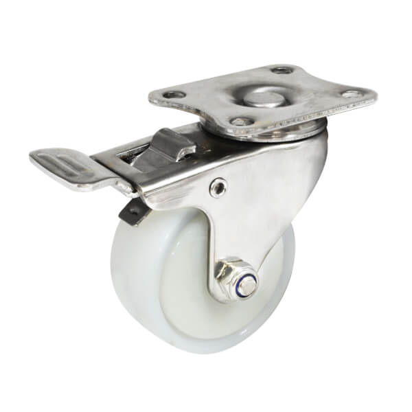 50mm S/S Swivel Nylon Wheel Castor (S262B) image 0