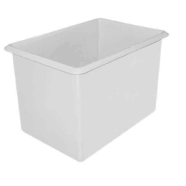 Natural 340L Straight Rotationally Moulded Plastic Tub image 0