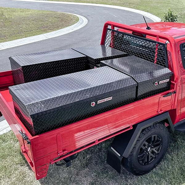 WEATHER GUARD Black Aluminium Gullwing Ute Box 1770 x 600 x 500mm (GW10012-BK) image 3