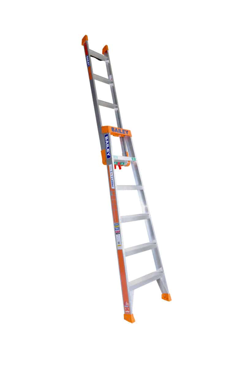 Bailey 3 IN 1 Step Leaning Straight Ladder 2.1m 150kg | FS13863 image 1