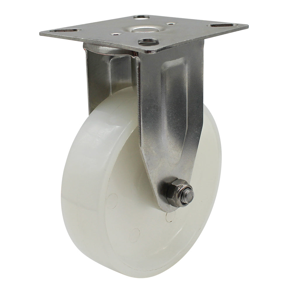 100mm Nylon Wheel 70kg Capacity Stainless Steel Castor (R4729) image 0