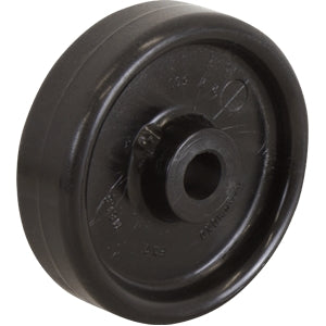 125mm Black Nylon Plain Bore Richmond Wheel | NY501-75BLK image 0