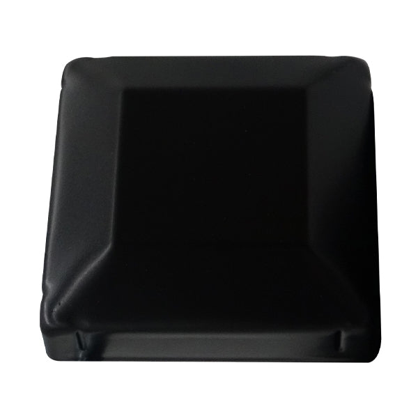 Square Black Steel Post Cap to Suit 90mm Square Posts | GTR315 image 0