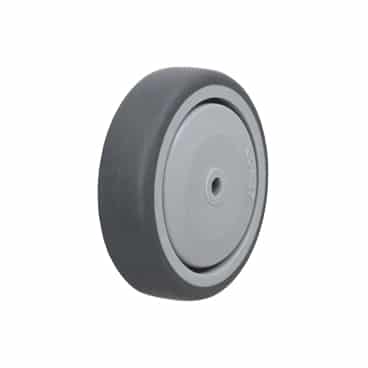 100mm Institutional Non Marking Grey Rubber Tyre BB Richmond Wheel | IR4401-31 image 0