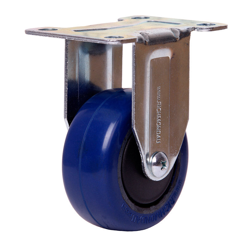 Richmond Castor Rigid with Rebound Rubber 75mm Wheel (R3351) image 0