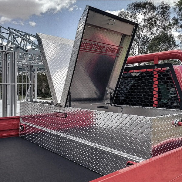 WEATHER GUARD Aluminium Gullwing Ute Box 1770 x 600 x 500mm (GW10013-CL) image 4