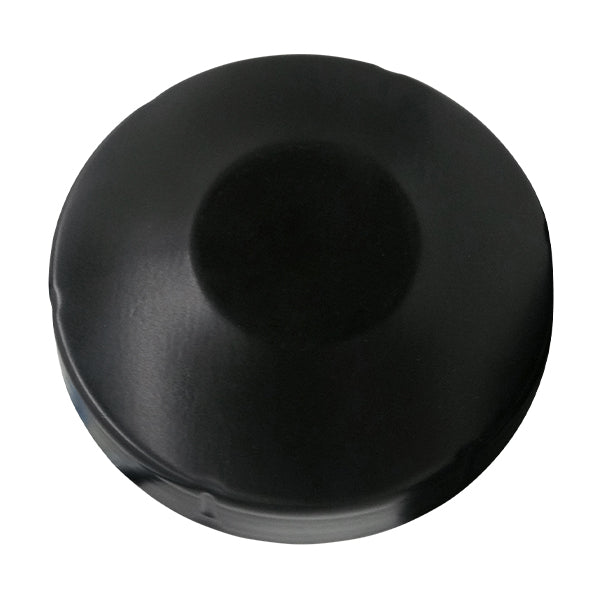 Round Black Steel Post Cap to Suit 115mm OD Posts | GTR339 image 0