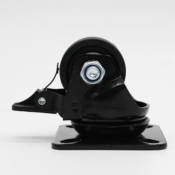 Richmond Low Profile Castor Swivel with 50mm Nylon Wheel and Brake (S2006B) image 3
