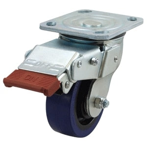 Richmond Castor Swivel with 100mm Rebound Rubber Wheel with Swivel Lock and Brake (S4456SLB) image 0