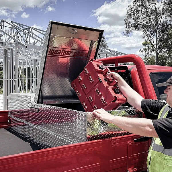 WEATHER GUARD Aluminium Gullwing Ute Box 1770 x 600 x 500mm (GW10013-CL) image 5