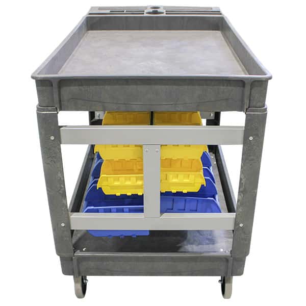 250kg 2 Warehouse Order Picker Trolley 1185x650x855mm (SPR006) image 4