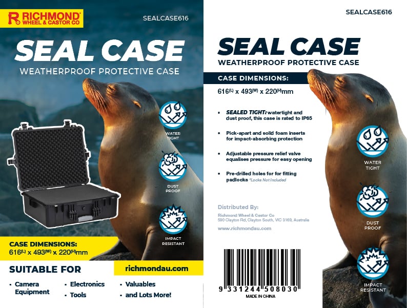 Seal Case – 616x493x220mm Weatherproof Equipment Case (SEALCASE616) image 12