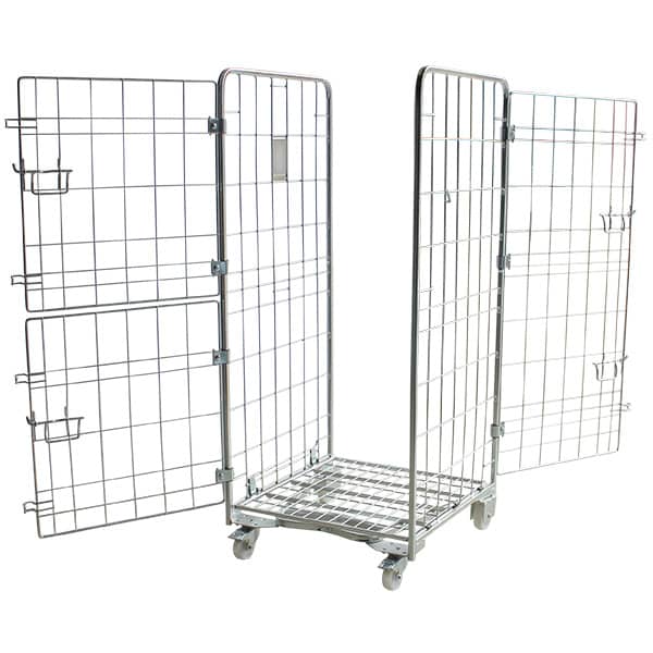 4 Sided Roll Cage with 2 Half Doors + 1 Full Door - Z Base (RCR411) image 21
