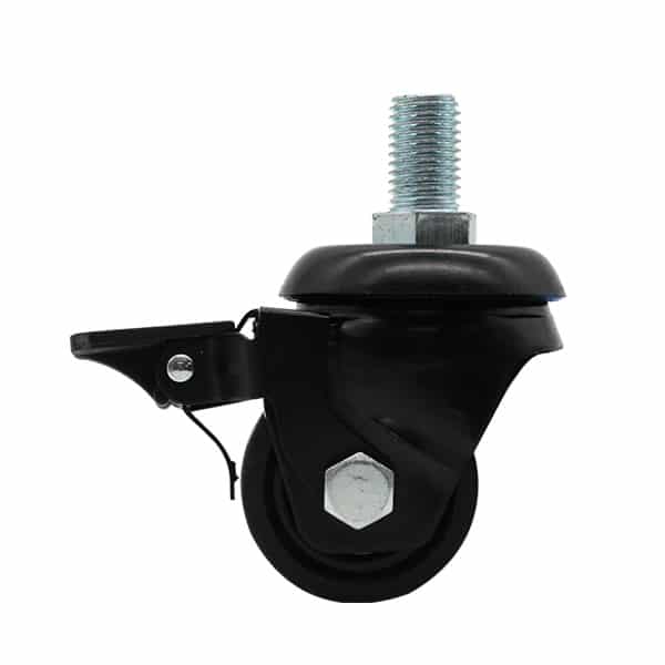 Richmond Low Profile Castor Swivel with 50mm Nylon Wheel and Brake (S2005B) image 2