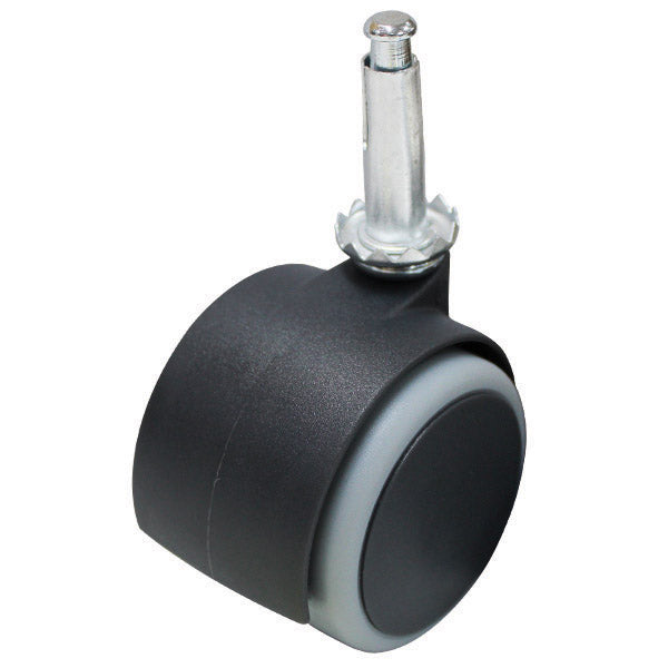 Pack of 2 Non-Marking Twin Wheel Grip Neck Castors (S055PK2) QTY 2 image 0