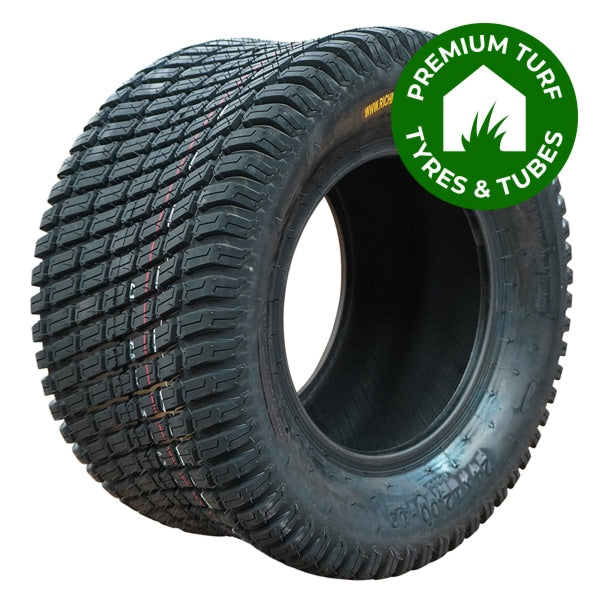24 X 12.00-12 6PR Tubeless Premium Turf Pattern Mower Tyre (TY24-12-12TUR) image 0