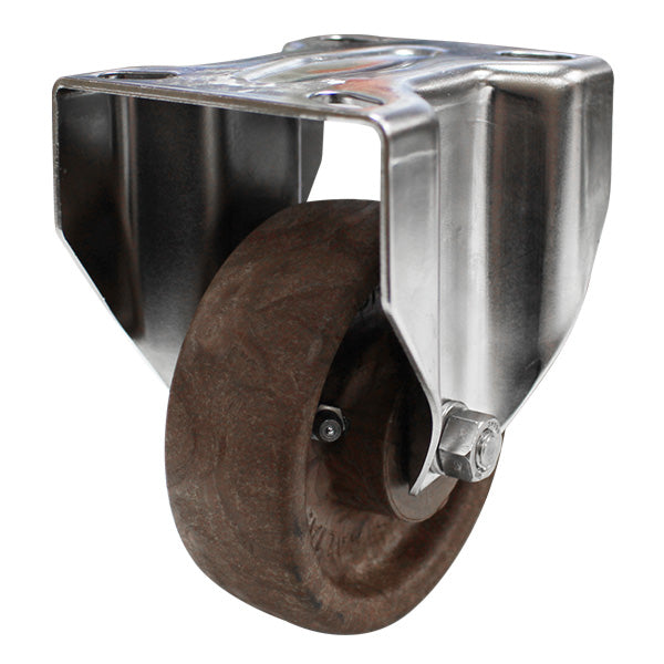 Rigid Castor with Glass Filled Nylon 100mm Wheel (R4139) image 0