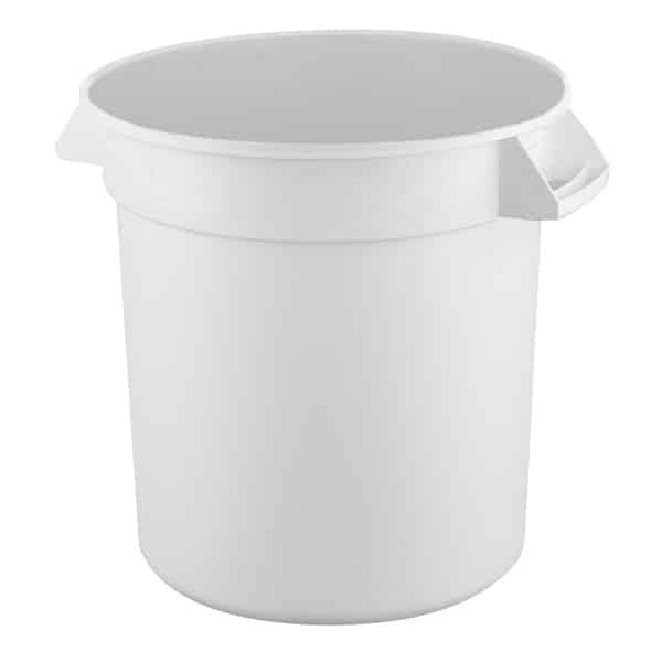 38L Round Food-Grade Bin - Natural (FBR038NAT) image 0