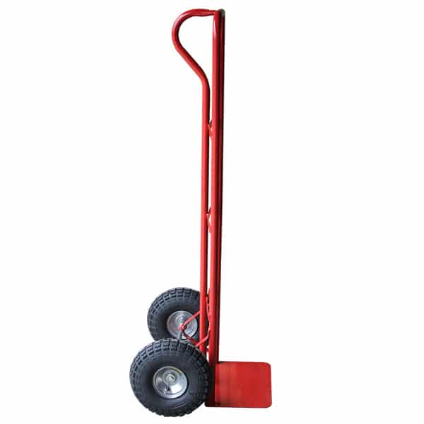 Red P Handle Pneumatic Hand Trolley (PHR200) image 1