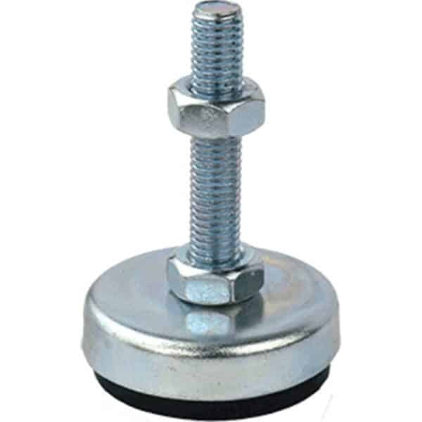 M10 Steel/Rubber Fixed Levelling Feet | LVR080 image 0