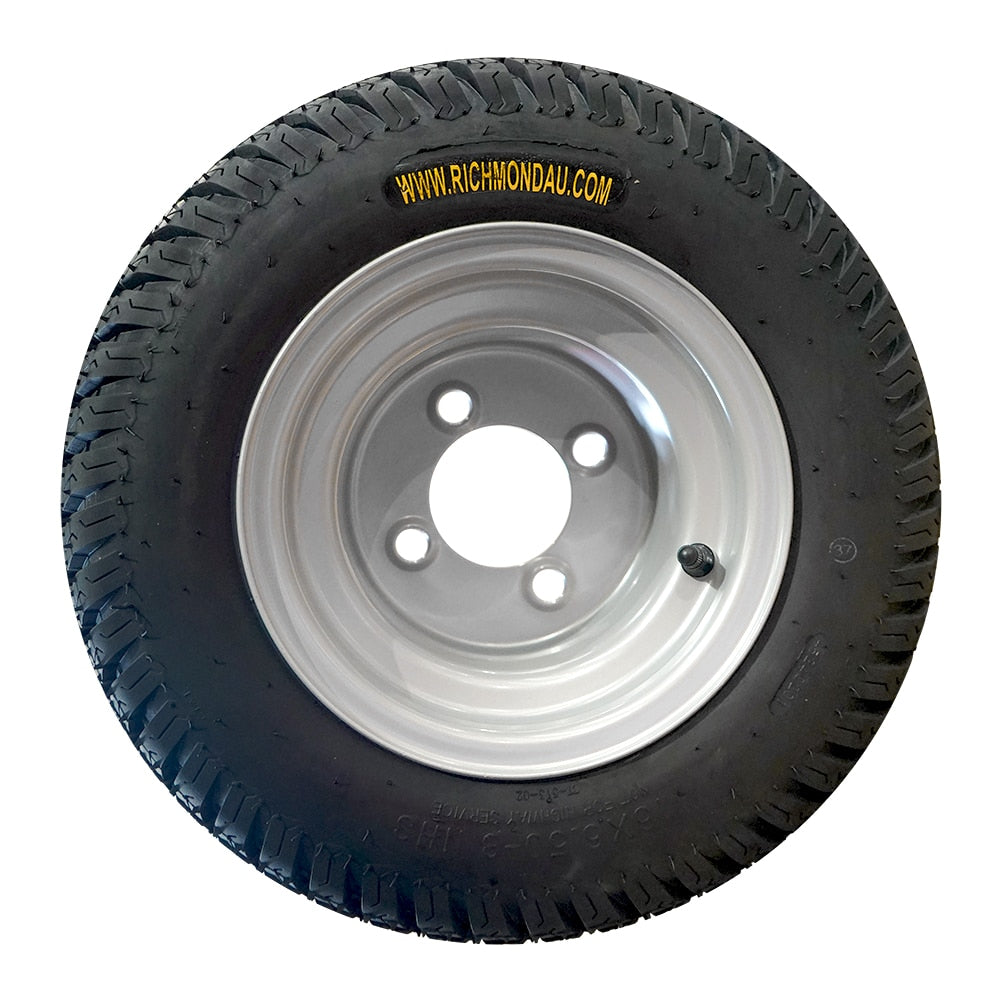 16 X 6.50-8 Pneumatic Wheel With Mini 4 Stud Pattern Rim And Premium Turf Tyre (PN16-650-8MN) image 4