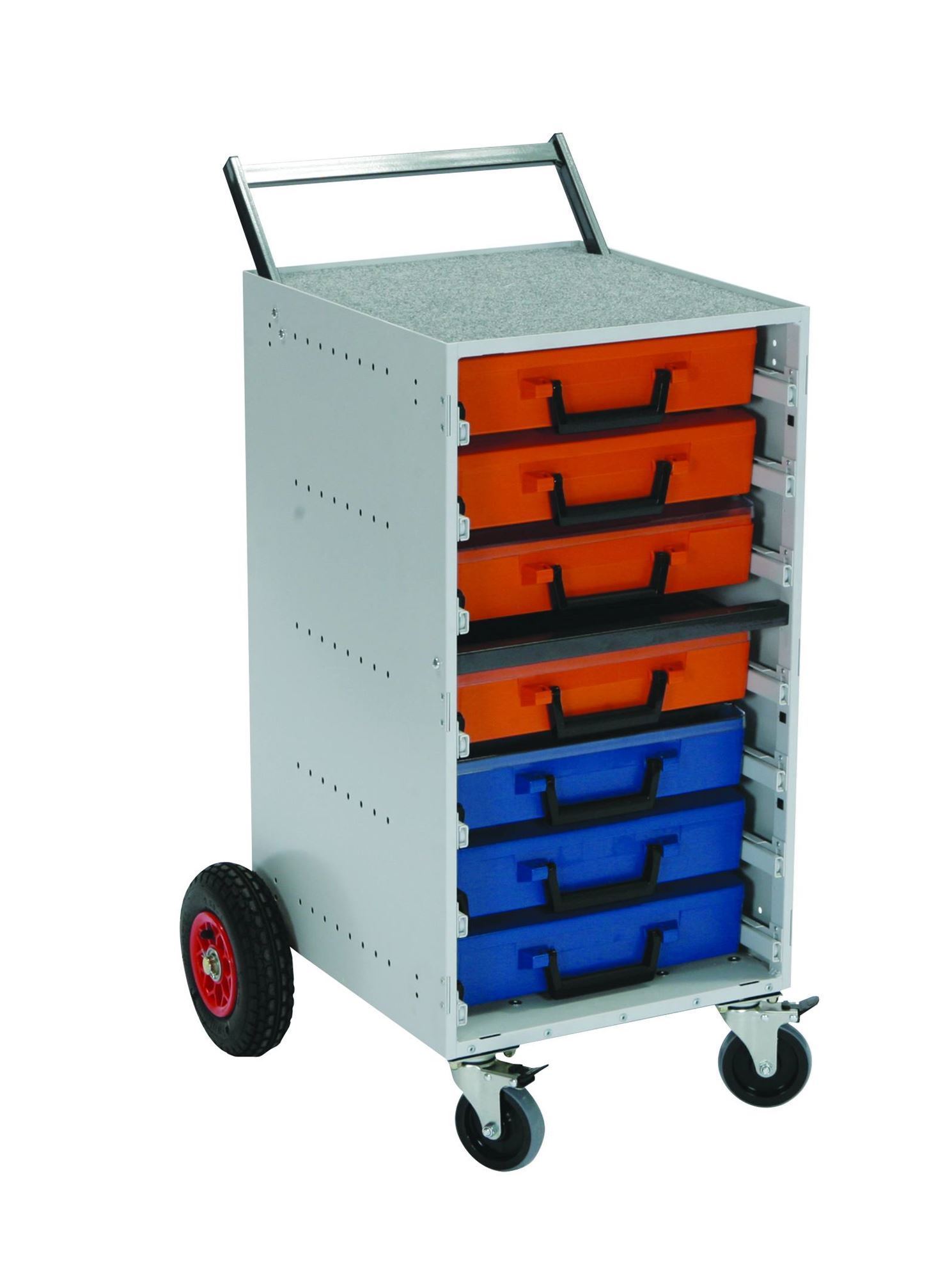 Rolacase | 7 Drawer Mobile Storage System | RC7DC-PN image 1