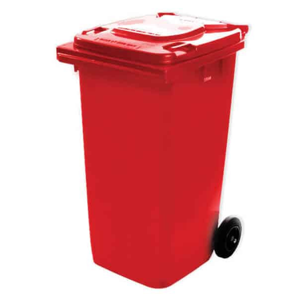 240 Litre Red Wheelie Bin | WGR030 image 0