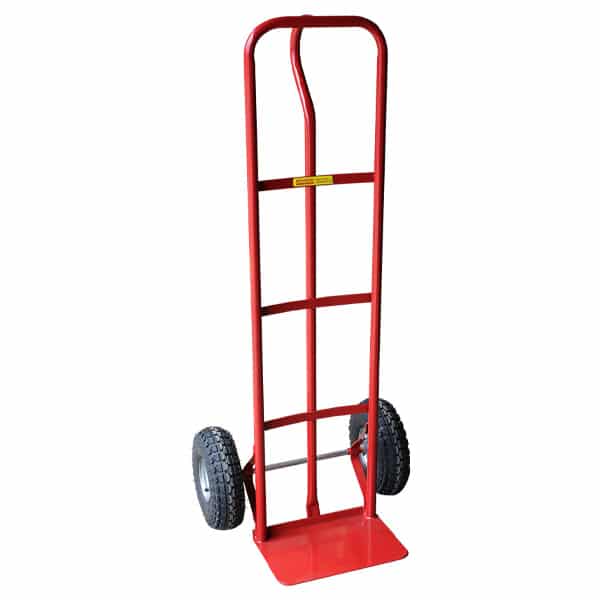 Red P Handle Pneumatic Hand Trolley (PHR200) image 0