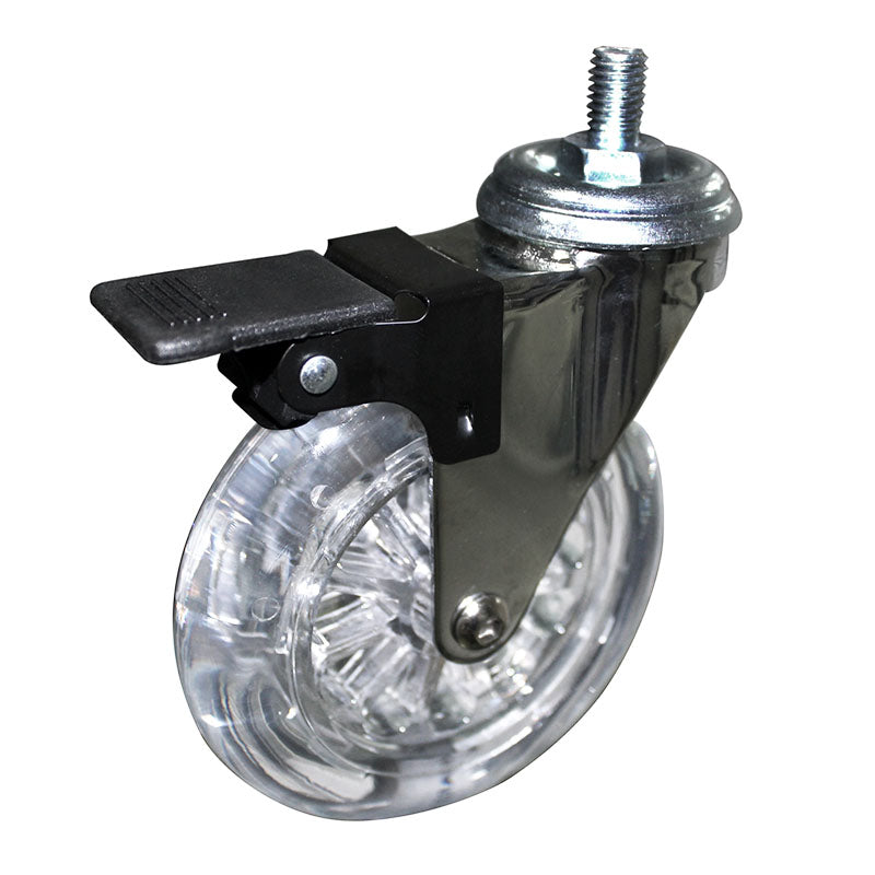 Richmond Castor Swivel with Clear Polyurethane 100mm Wheel (S4244B) image 0