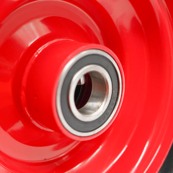 320mm Steel Centred Offset Pneumatic Wheel | 1" Axle Diameter (PN1276-1BB) image 5