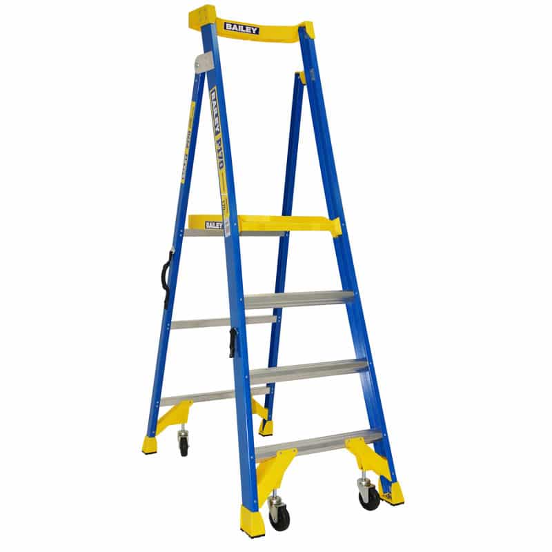 Bailey P170-4 Fibreglass Platform 4 Step Ladder 170KG | FS13531 image 0