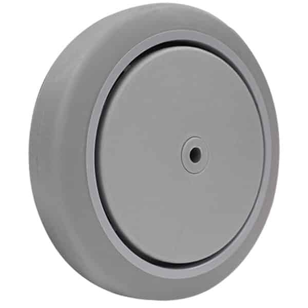 150mm Institutional Non Marking Grey Rubber Tyre BB Richmond Wheel | IR6009-31 image 0