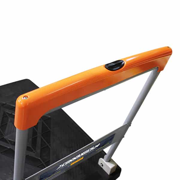 900 x 600mm Folding Platform Trolley with Deadman/Handle Brake | PFR043 image 7