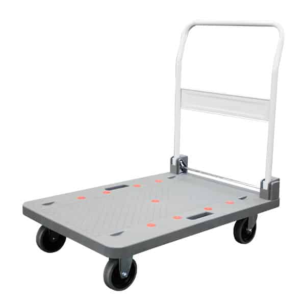 Grey Folding 900x610mm Platform Trolley (PFR025) image 0