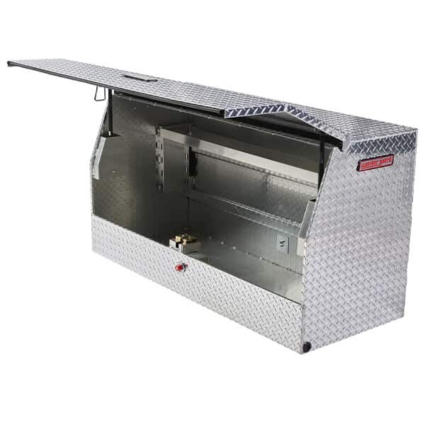 WEATHER GUARD Aluminium Upright Ute Box 1500 x 600 x 800mm (UT10011-CL) image 0